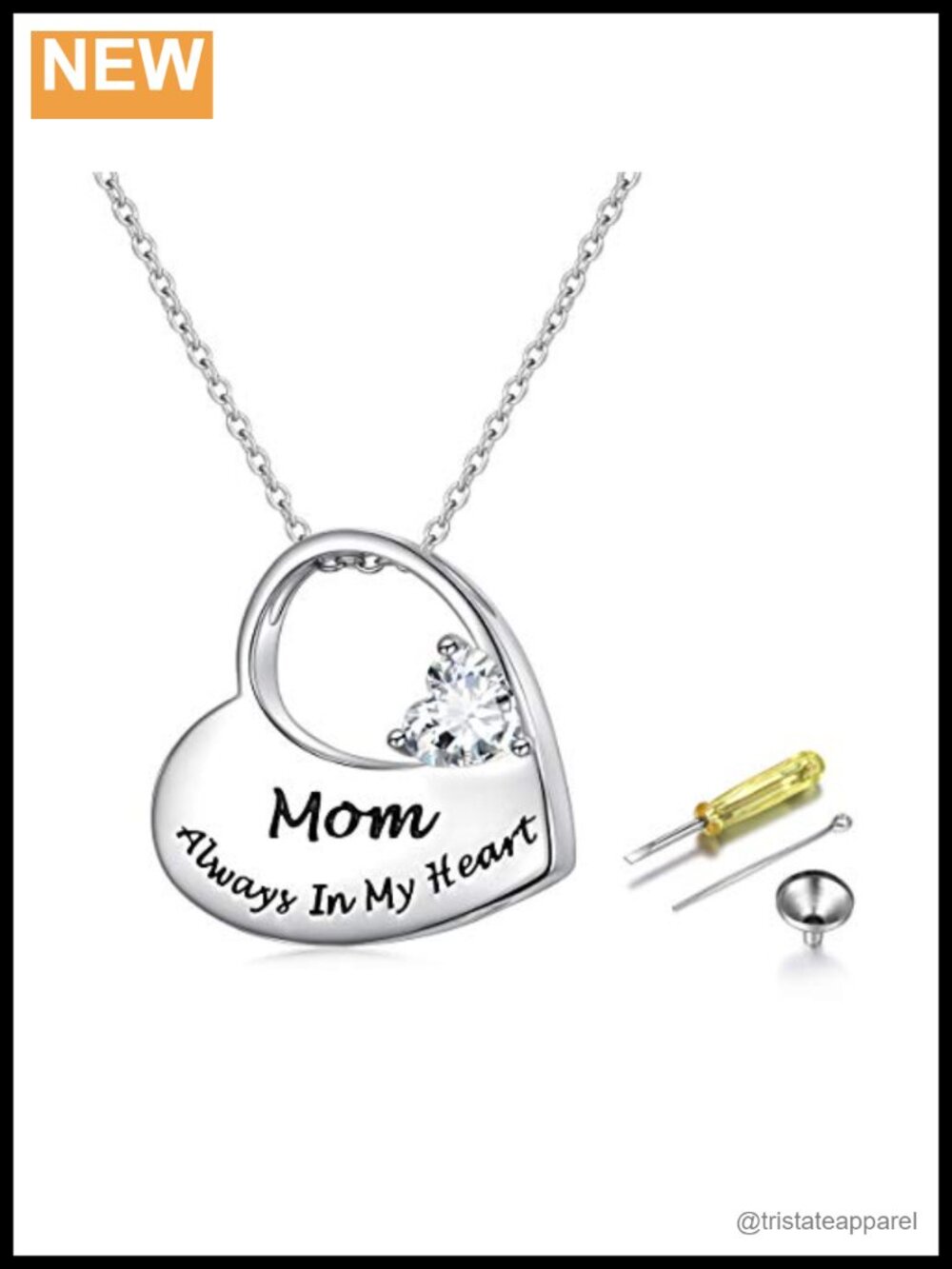 S925 Sterling Silver Urn Necklace for Ashes Memorial Keepsake Pendant Women